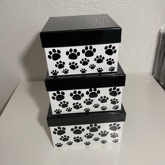 Other - 3-Piece Nested Box Sets Paws